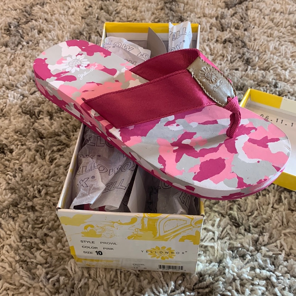 Yellow Box Sandals